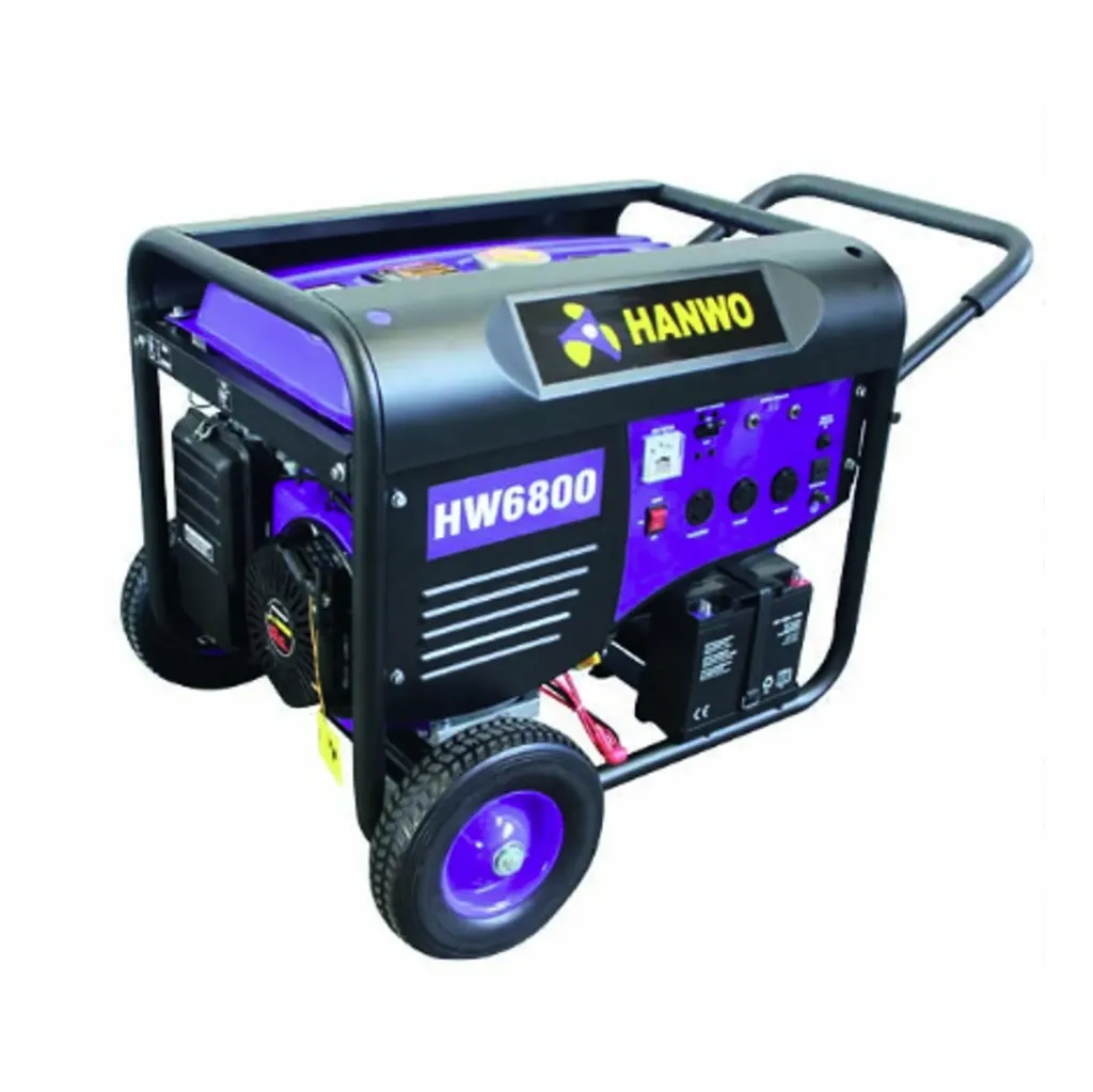 [452510500680] GENERADOR HANWO GASOLINA HW6800E2 5.5KW / 13 HP