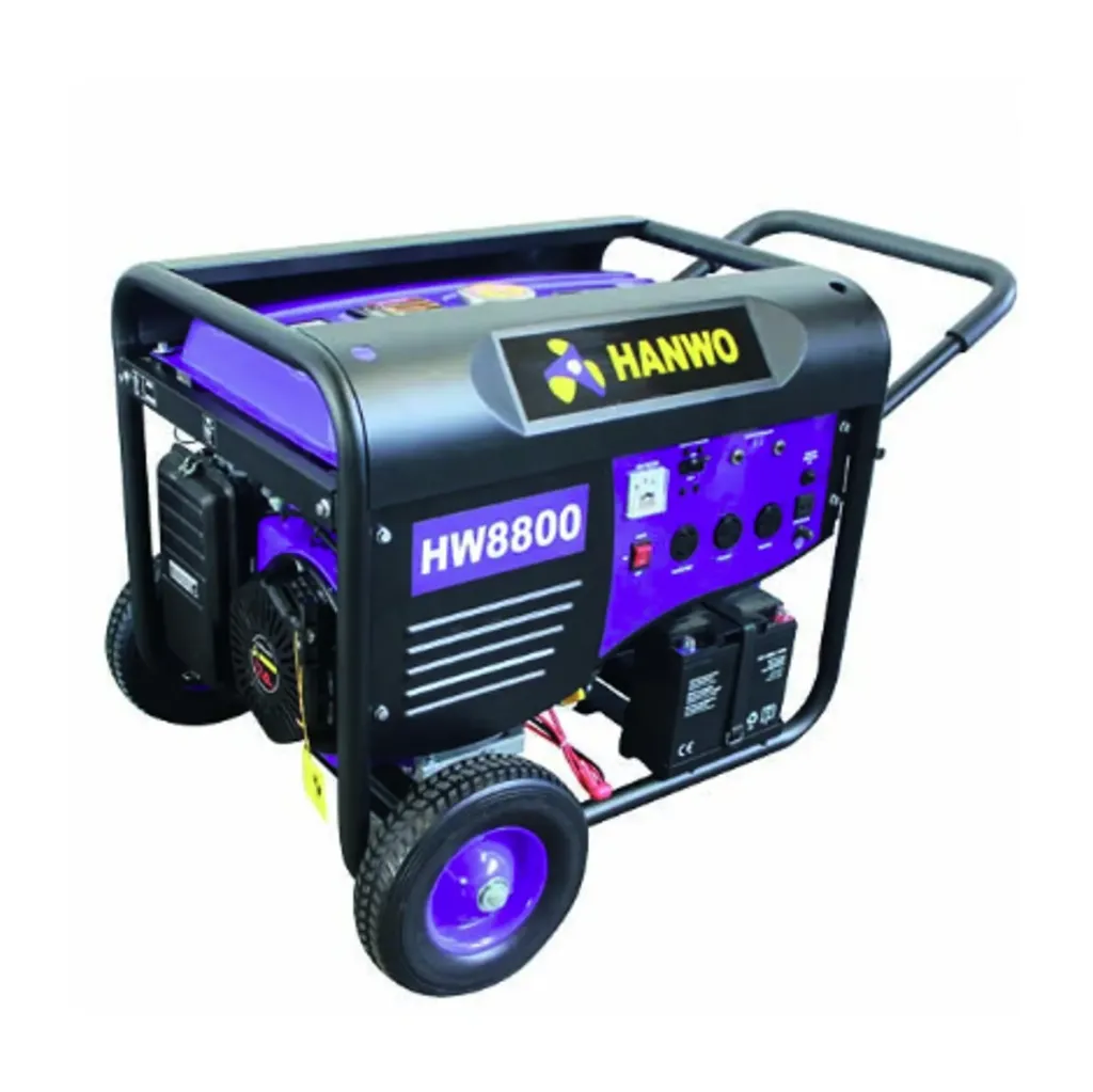 [452510500780] GENERADOR HANWO GASOLINA HW8800E2 8.2W / 17 HP