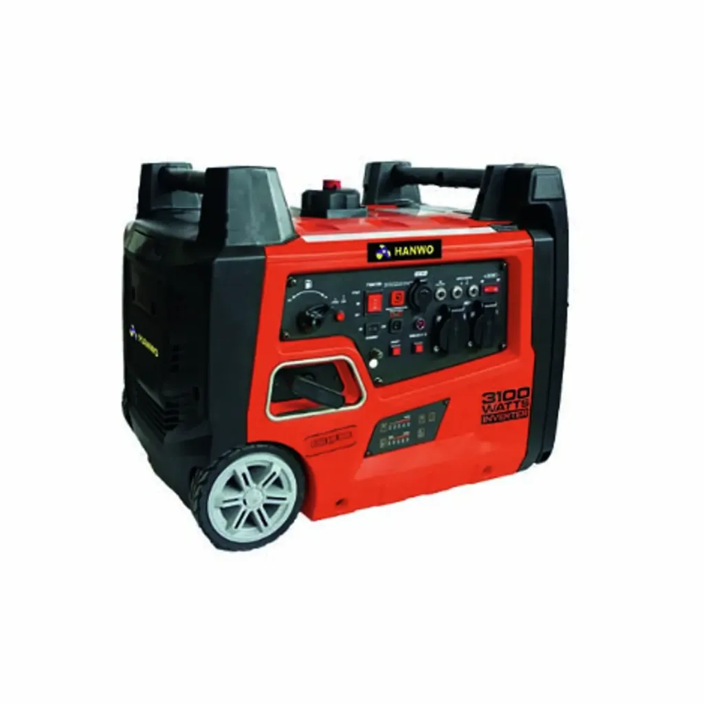 [452510500750] GENERADOR HANWO GASOLINA INVERTER HW3500IE 3.1 KW SILENCIOSO