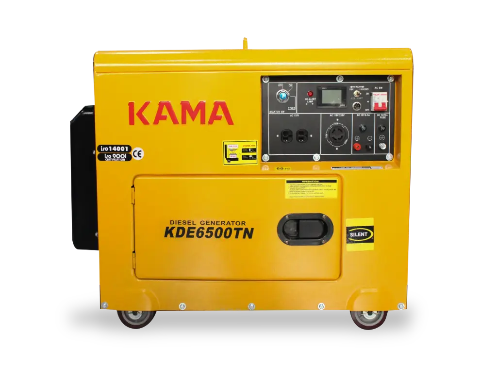 GENERADOR KAMA DIESEL SILENCIOSO KDE6500TN 5KW