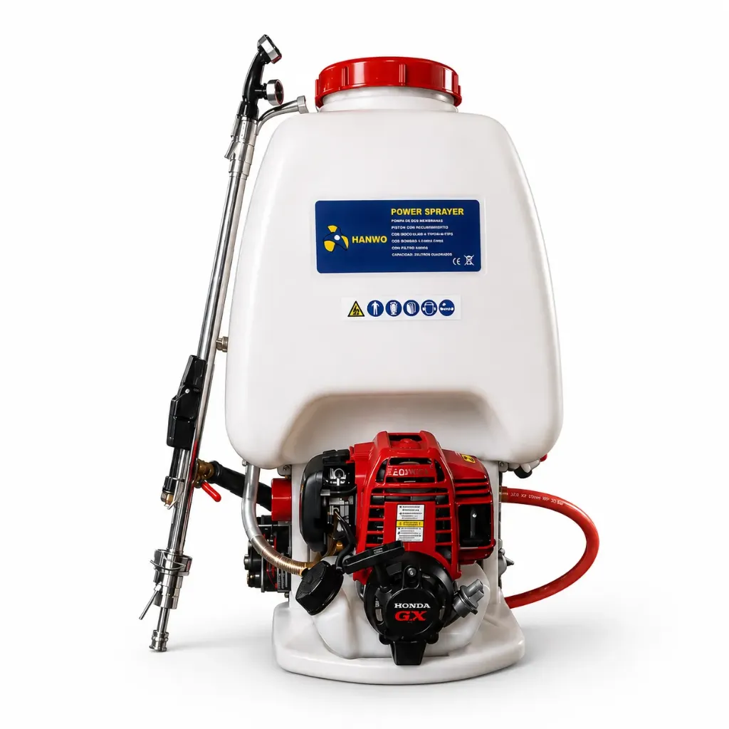 [407035100015] FUMIGADORA DE ESPALDA HANWO 4T C/MOTOR HONDA GX35 HWZ-25LAG4 (25LTS)