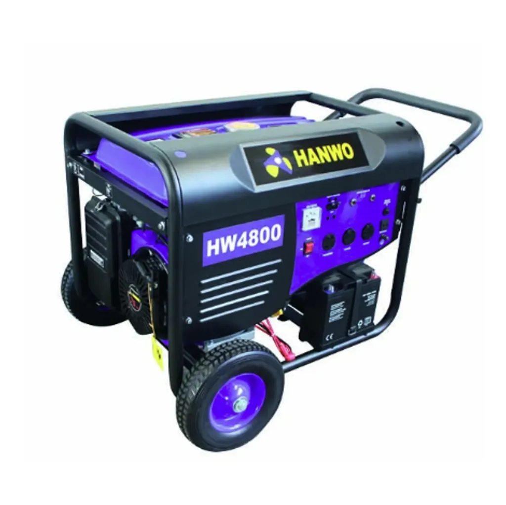 [452510500763] GENERADOR HANWO GASOLINA HW4800E2 (4KW/8HP) 