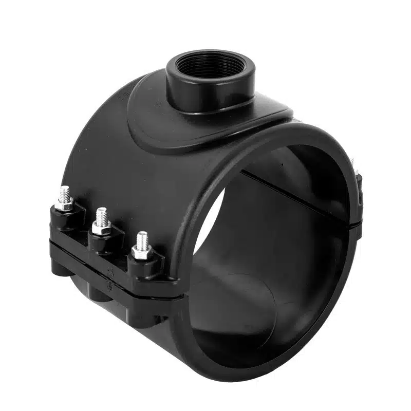 [ACC-PE-090X007-COL] ABRAZADERA DE DERIVACION SIMPLE 3" 90MM X 3/4" ROSCA