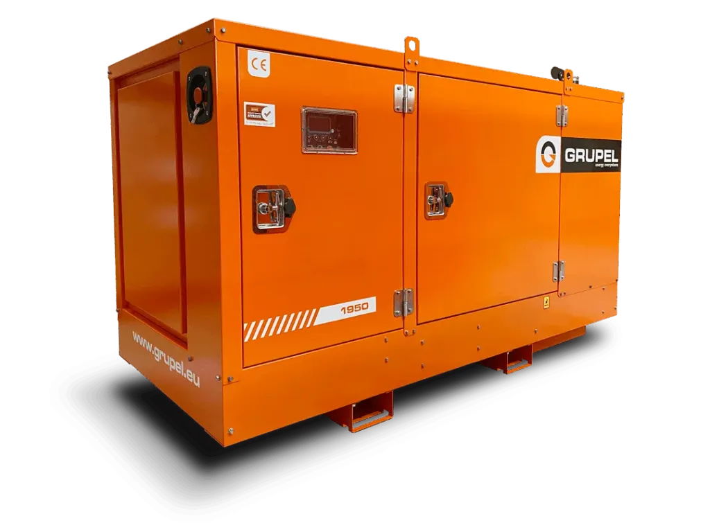 [451030200097] GENERADOR GRUPEL DIESEL 33KW STB 1PH 240V ATENUADO ATS  200A/240V C/TANQUE 55L G0033GRGRCA8B2400S